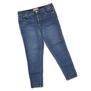 Wit & Wisdom 'Ab'-solution Ankle Skinny Jeans Blue Denim Stretch Women's Size 14